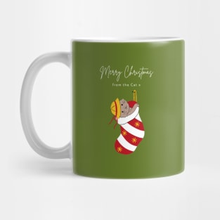 Merry Christmas From The Cat Mug